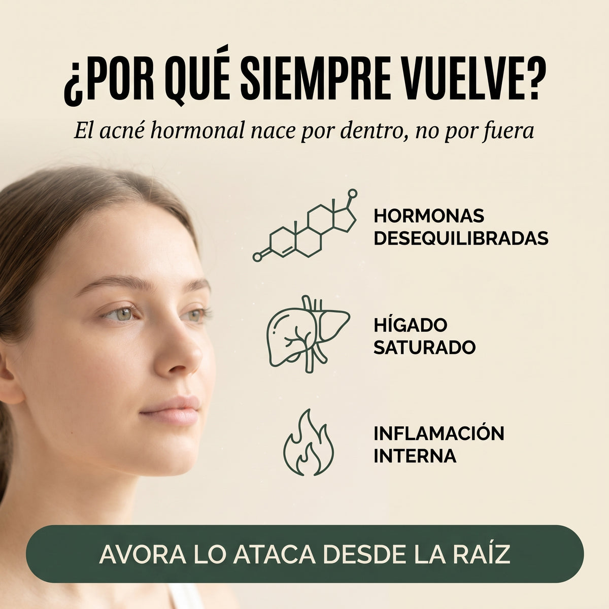 AVORA Skin — Suplemento con DIM | Piel Desde Adentro — imagen 2